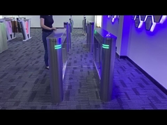Высокоскоростной картридер Пешеходные турникеты контроля доступа с акриловой поворотной створкой