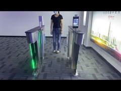 Органическое стекло барьеры контроля доступа Распашные ворота AC220V с несколькими режимами прохода