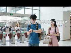 Автоматические ворота барьера безопасностью щитка, турникет высоты талии с системой продажи билетов