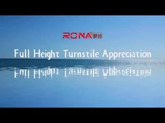 Ворота безопасности турникета распознавания лиц полностью высокие пешеходные вращающиеся на открытом воздухе