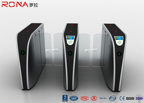 Ворота барьера входа скольжения высоты талии, пешеходный читатель карты ворот РФИД турникета