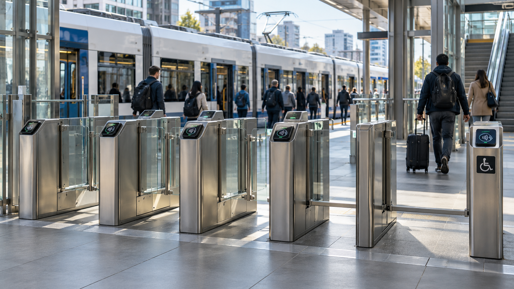 Последние блоги о компании Seattle Light Rail Fare Gate Pilot Signals New Priorities for Transit Turnstile Specifications