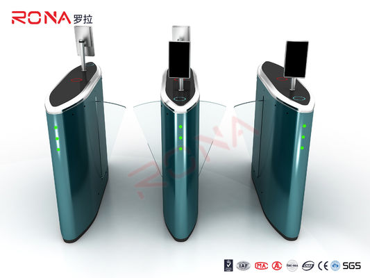 Цвет автоматического пешеходного озера ворот барьера щитка голубой с мотором DC24V безщеточным