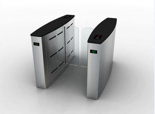 Высокий уровень безопасности сползая ворот 304 систем входа турникета нержавеющий путем быстро проводить пальцем по карте